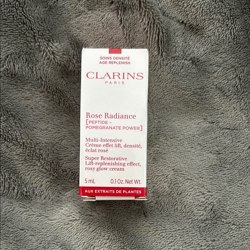 Clarins Rose Radiance Cream - White and Red